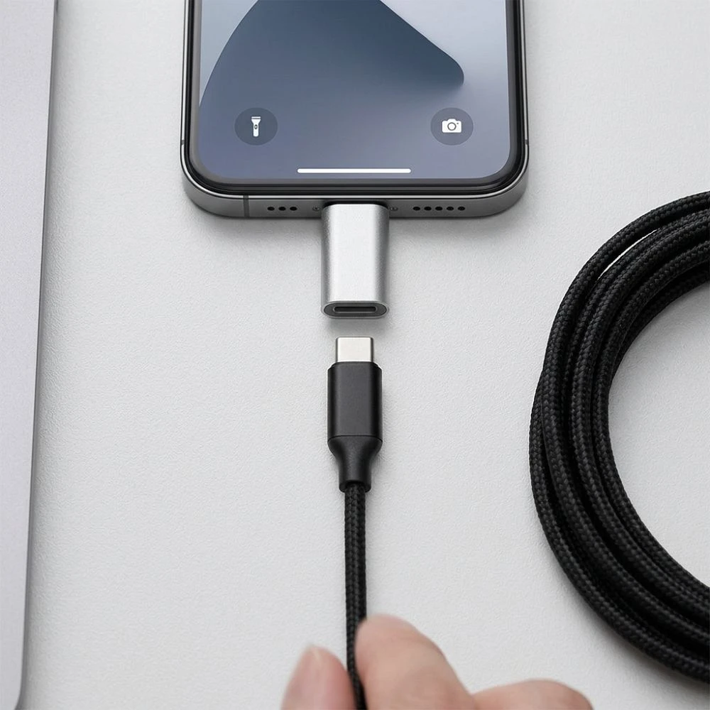 BlueStar Adapteris Micro USB į C tipo Blue Star - baltas