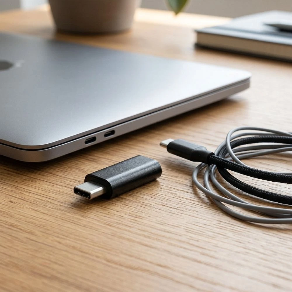 BlueStar Adapteris Micro USB to Type C Blue Star - juodas