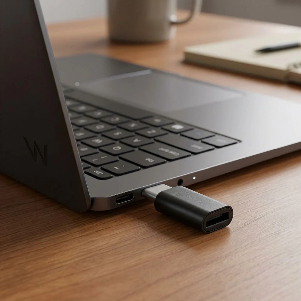 BlueStar Adapteris Micro USB to Type C Blue Star - juodas