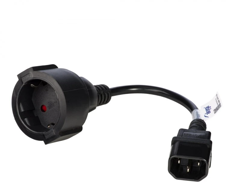 Akyga AK-PC-10A power cable Juodas 0.15 m CEE7/4