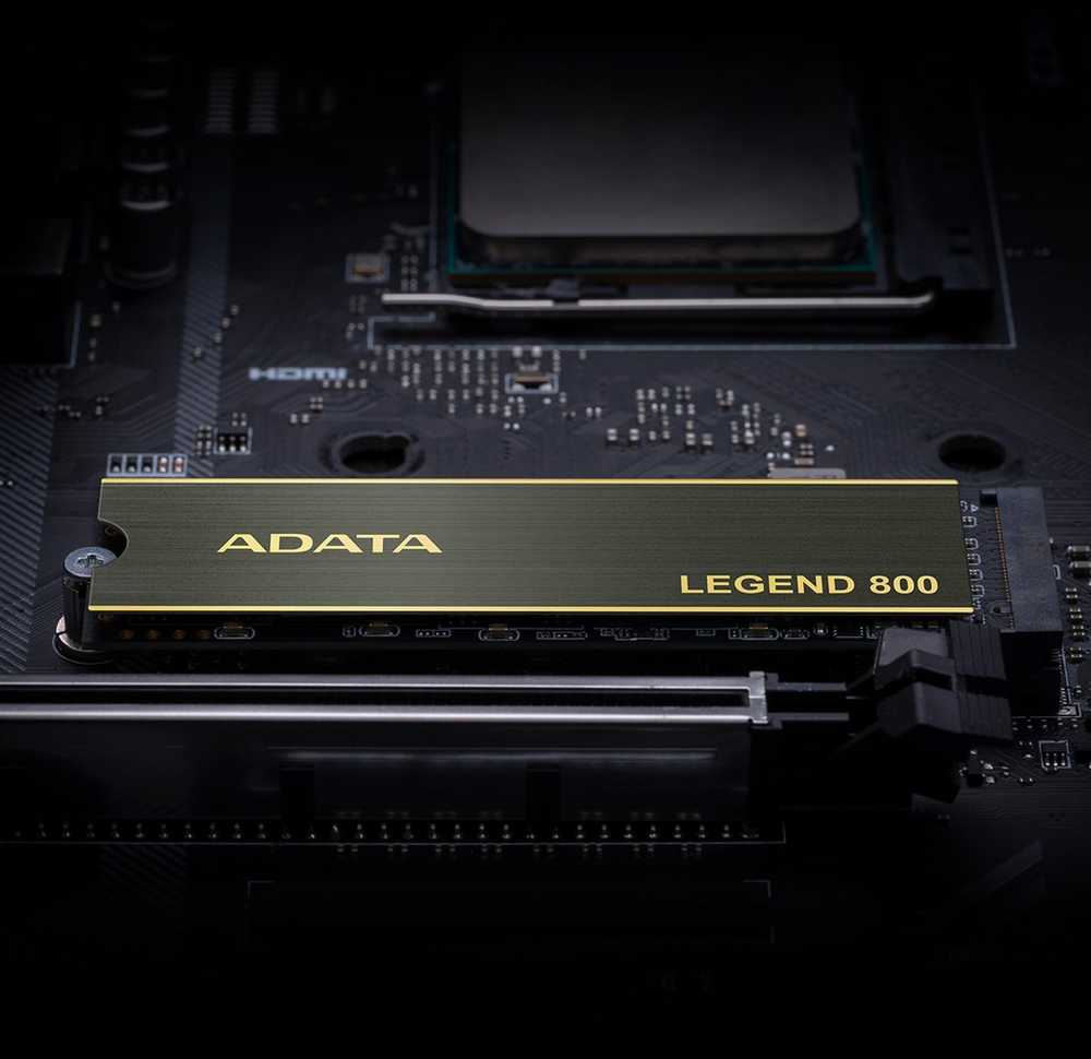 ADATA | SSD | LEGEND 800 | 1000 GB | SSD form factor M.2 2280 | Solid-state drive sąsaja PCIe Gen4x4 | Skaitymo greitis 3500 MB/s | Rašymo greitis 2200 MB/s