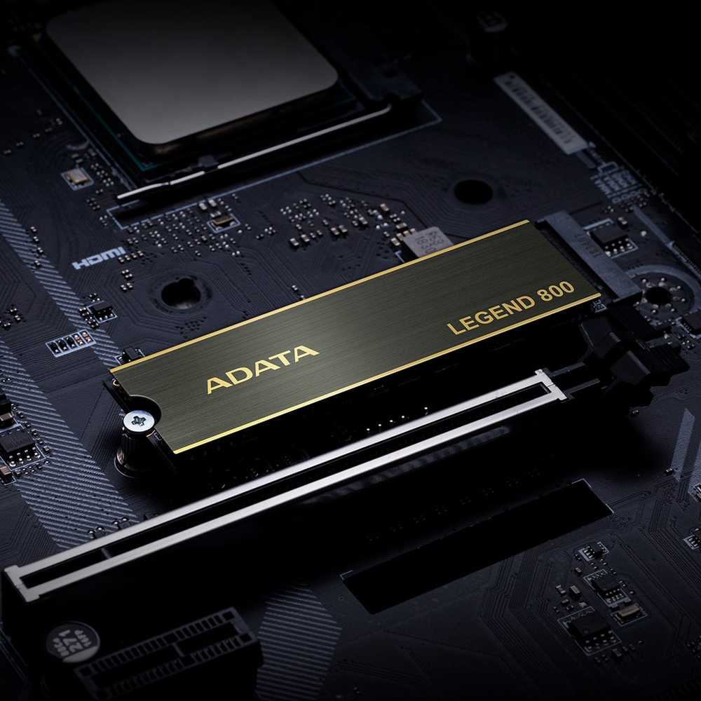 ADATA | SSD | LEGEND 800 | 1000 GB | SSD form factor M.2 2280 | Solid-state drive sąsaja PCIe Gen4x4 | Skaitymo greitis 3500 MB/s | Rašymo greitis 2200 MB/s