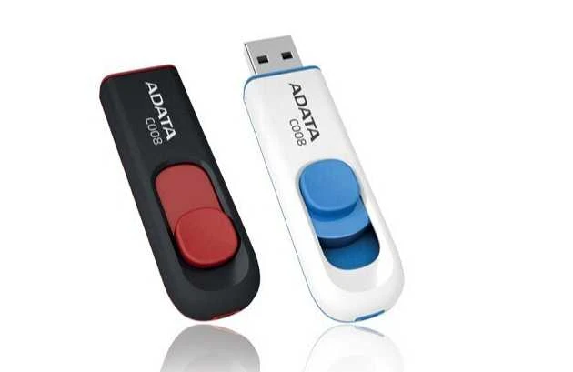 Atmintukas Adata UV128 64GB Juodas/Mėlynas