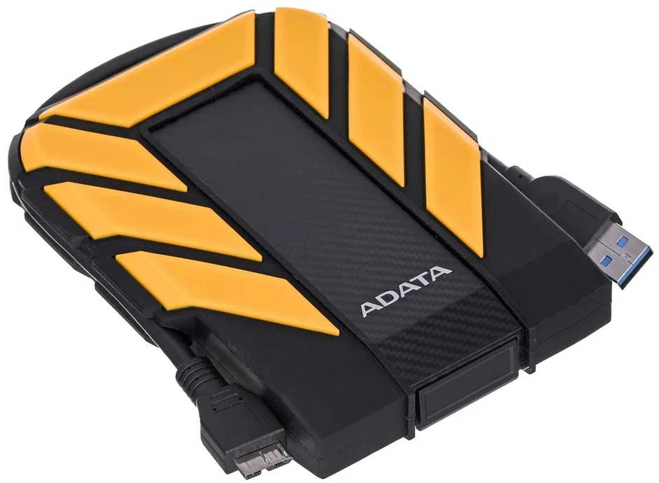 Išorinis diskas Adata HD710 Pro Išorinis kietasis diskas USB 3.1 2TB Geltonas