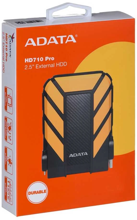 ADATA HD710P 1000 GB, 2,5 colio, USB 3.1 (atgalinis suderinamas su USB 2.0), Geltona