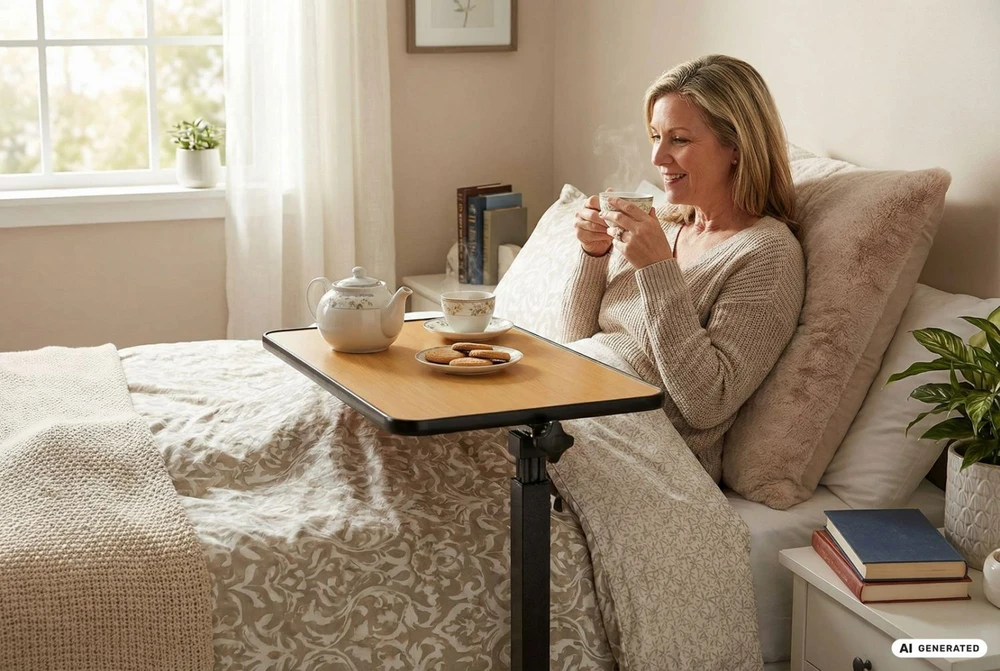 Adjustable bedside table ACTIONMED