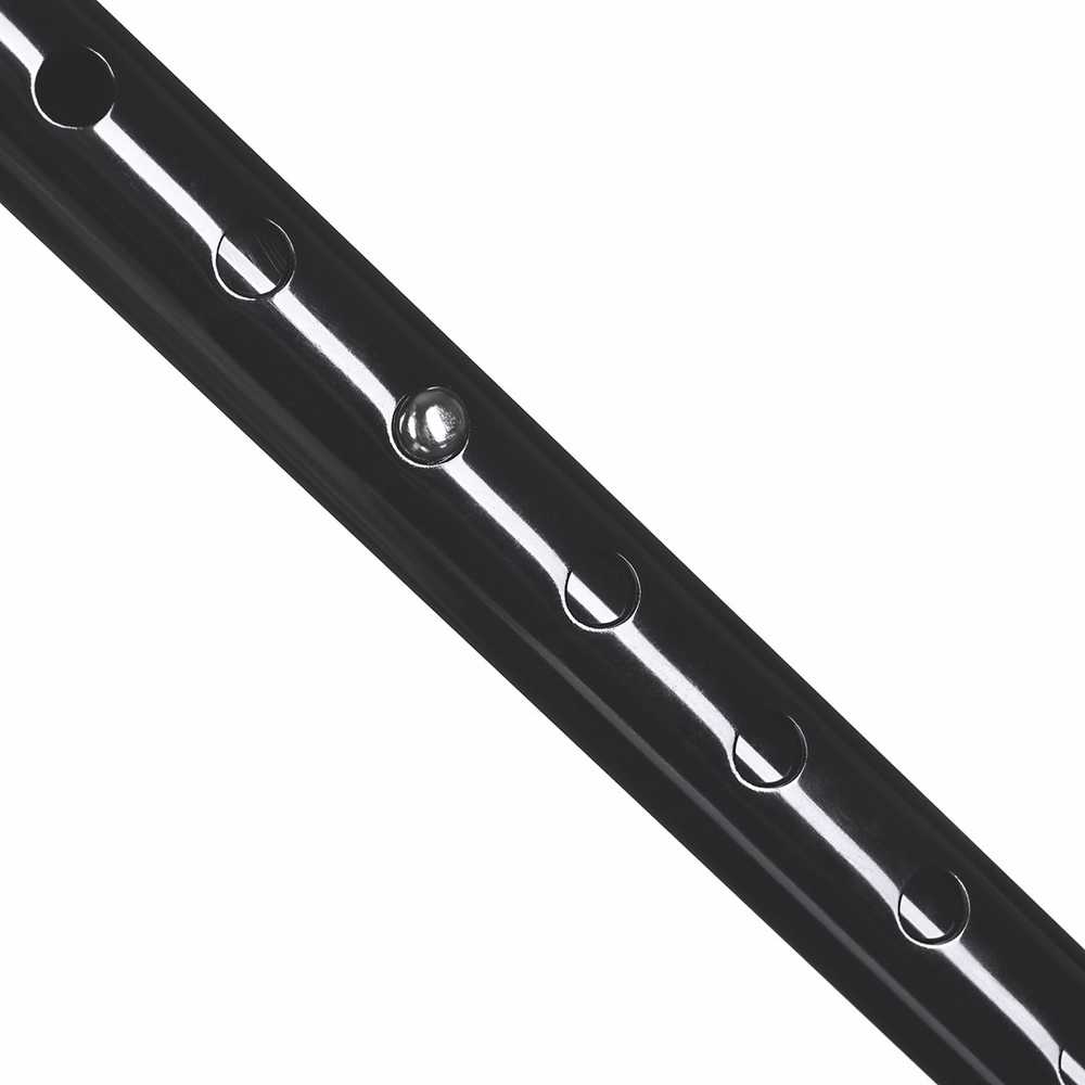 Adjustable walking stick ACTIONMED juodas