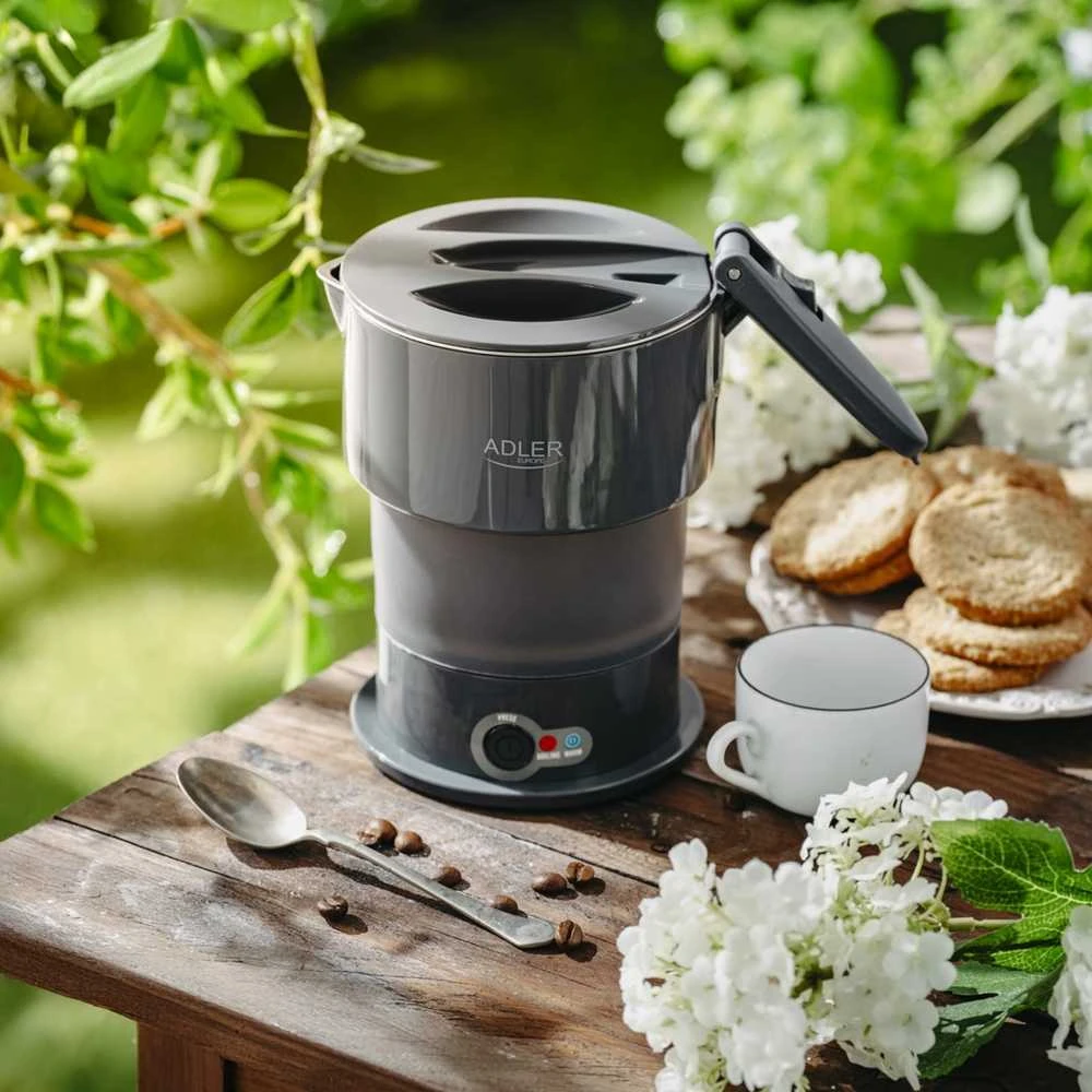 Adler Silicon Travel Virdulys | AD 1377 | Travel Virdulys | 600 W | 0.6 L | Silicon | Pilkas