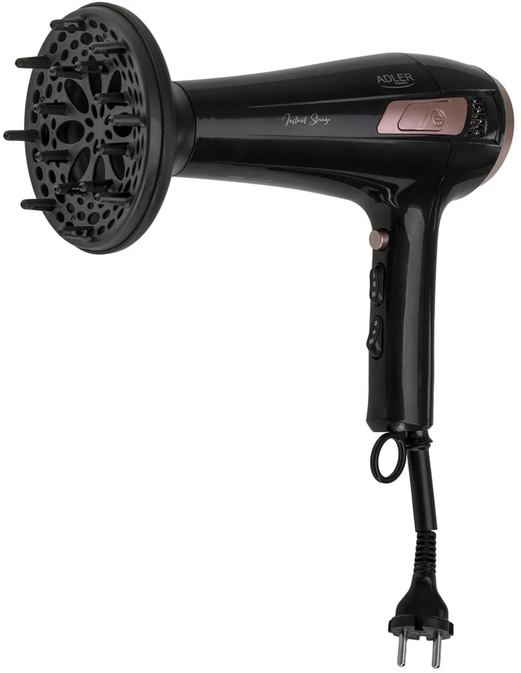 Adler AD 2283 plaukų džiovintuvas su 2400W galia ir difuzoriumi