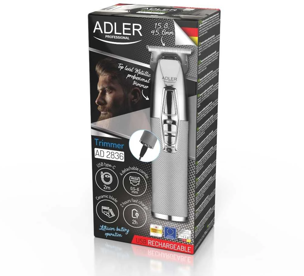 Plaukų kirpimo mašinėlė Adler AD-2836s