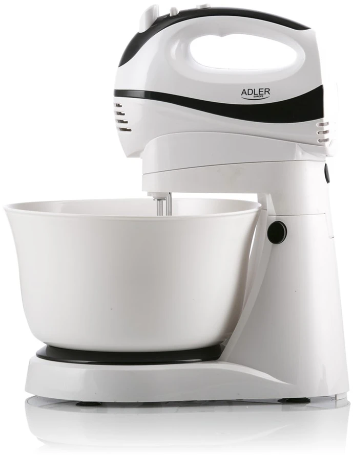 Virtuvinis kombainas Adler | Mixer | AD 4206 | Mixer with bowl | 300 W | Greičių skaičius 5 | Turbo mode | Baltas