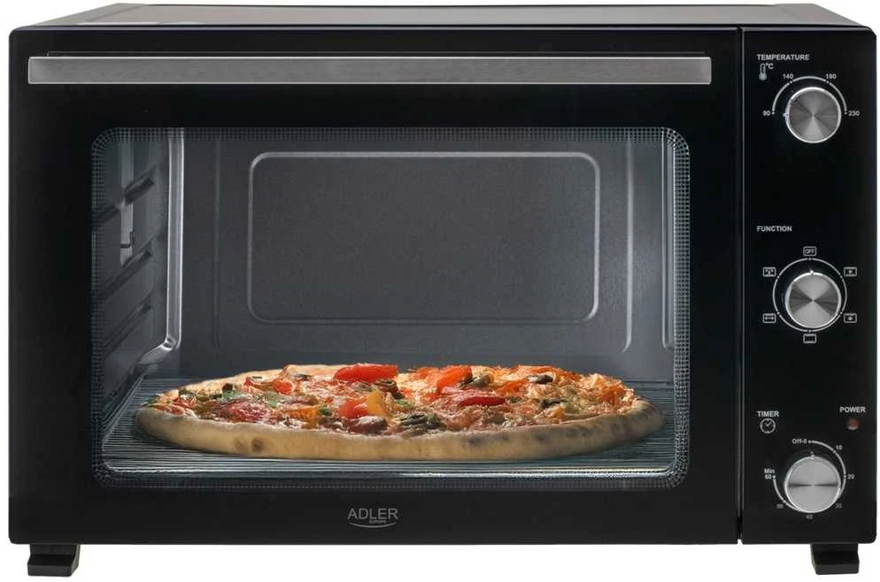 Mikrobangų krosnelė Adler Electric orkaitė | AD 6026 | 48 L | 1800 W | Juodas