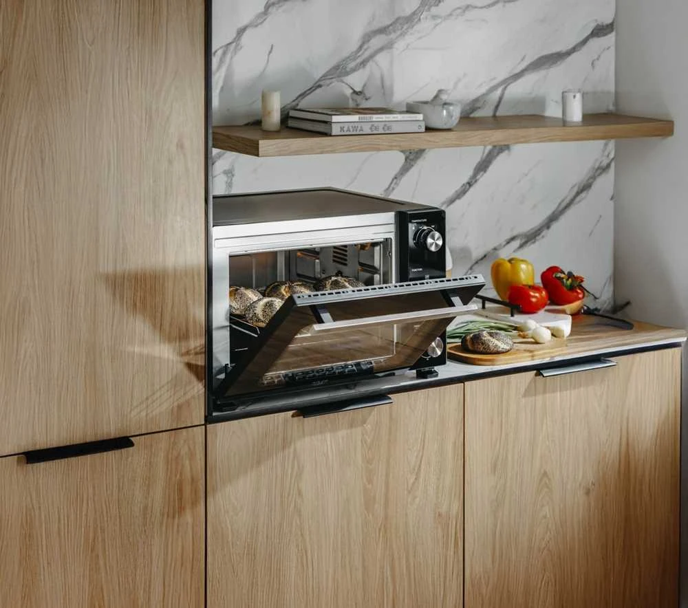 Mikrobangų krosnelė Adler Electric orkaitė | AD 6026 | 48 L | 1800 W | Juodas