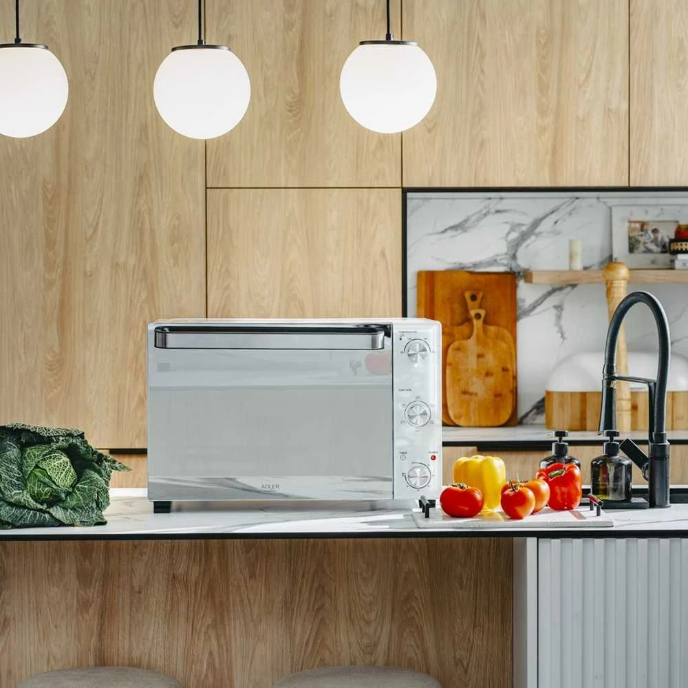 Adler Electric orkaitė | AD 6027 | 48 L | 1800 W | Baltas