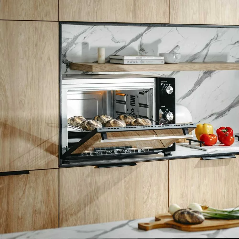 Mikrobangų krosnelė Adler Electric orkaitė | AD 6028 | 60 L | 2000 W | Juodas