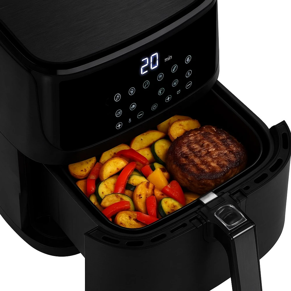 Gruzdintuvė Adler AD 6317 Air Fryer Oven, 12 programs, 5.5 L, Juodas