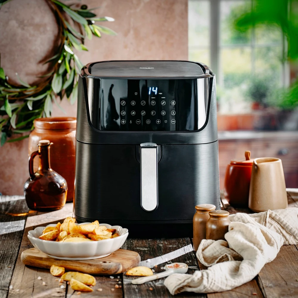 Gruzdintuvė Adler AD 6317 Air Fryer Oven, 12 programs, 5.5 L, Juodas