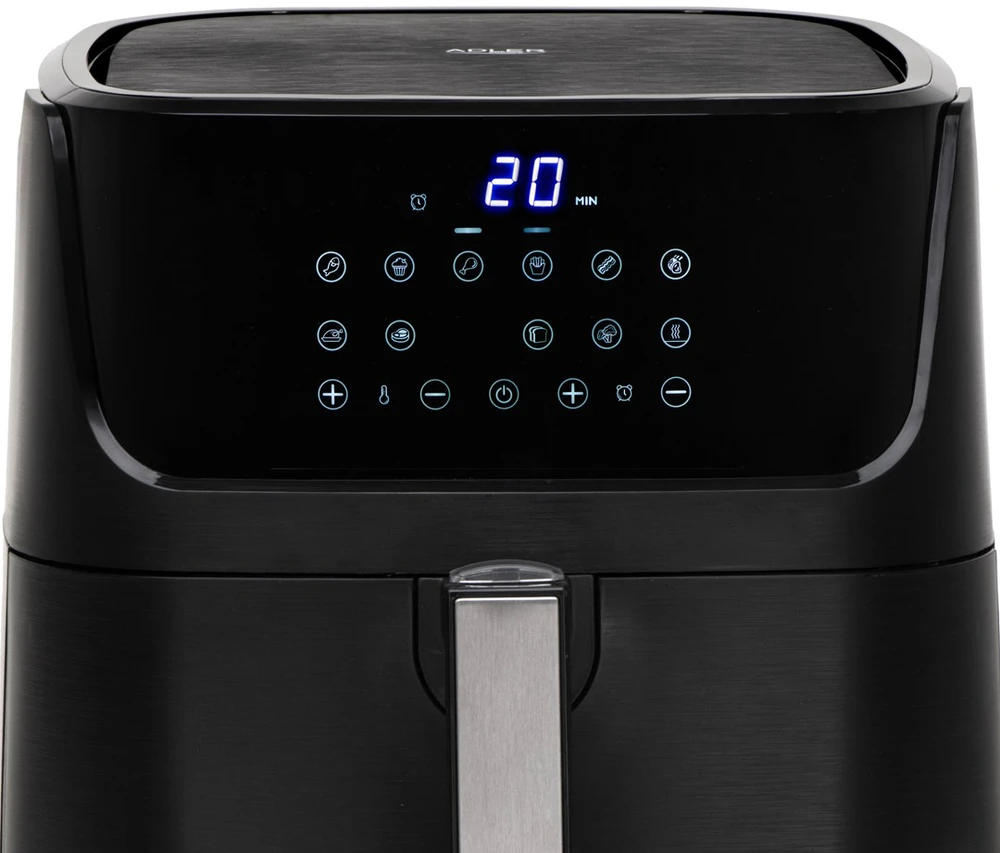 Gruzdintuvė Adler AD 6317 Air Fryer Oven, 12 programs, 5.5 L, Juodas