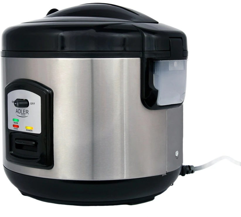 Adler AD 6406 ryžių viryklė - 1,5 l talpos, Juoda