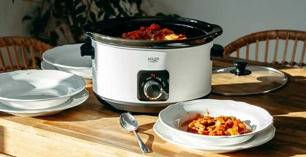Adler | Lėta viryklė | AD 6413w | 290 W | 5,8 L | Programų skaičius 3 | Baltas