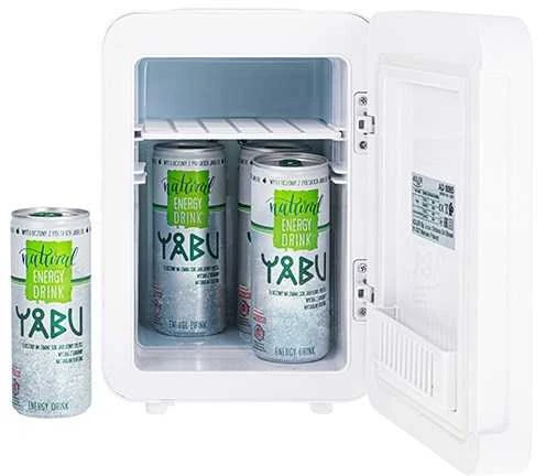 Adler | Mini šaldytuvas with mirror | AD 8085 | Free standing | Larder | Height 27 cm | Šaldytuvas net capacity 4 L | Baltas