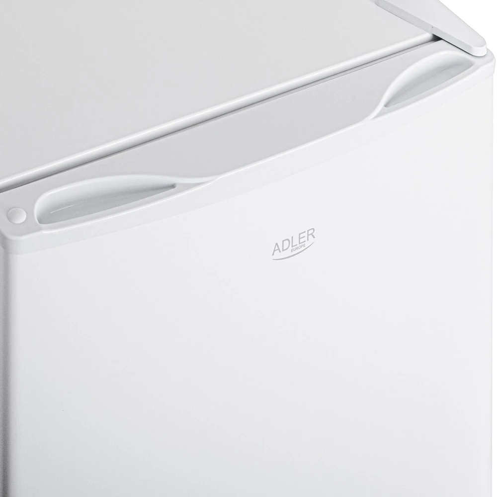 Adler Šaldytuvas | AD 8096 | Energijos vartojimo efektyvumo klasė E | Laisvai pastatomas | Sandėliukas | Aukštis 51 cm | Šaldytuvo grynoji talpa 45 l | 39 dB | Balta