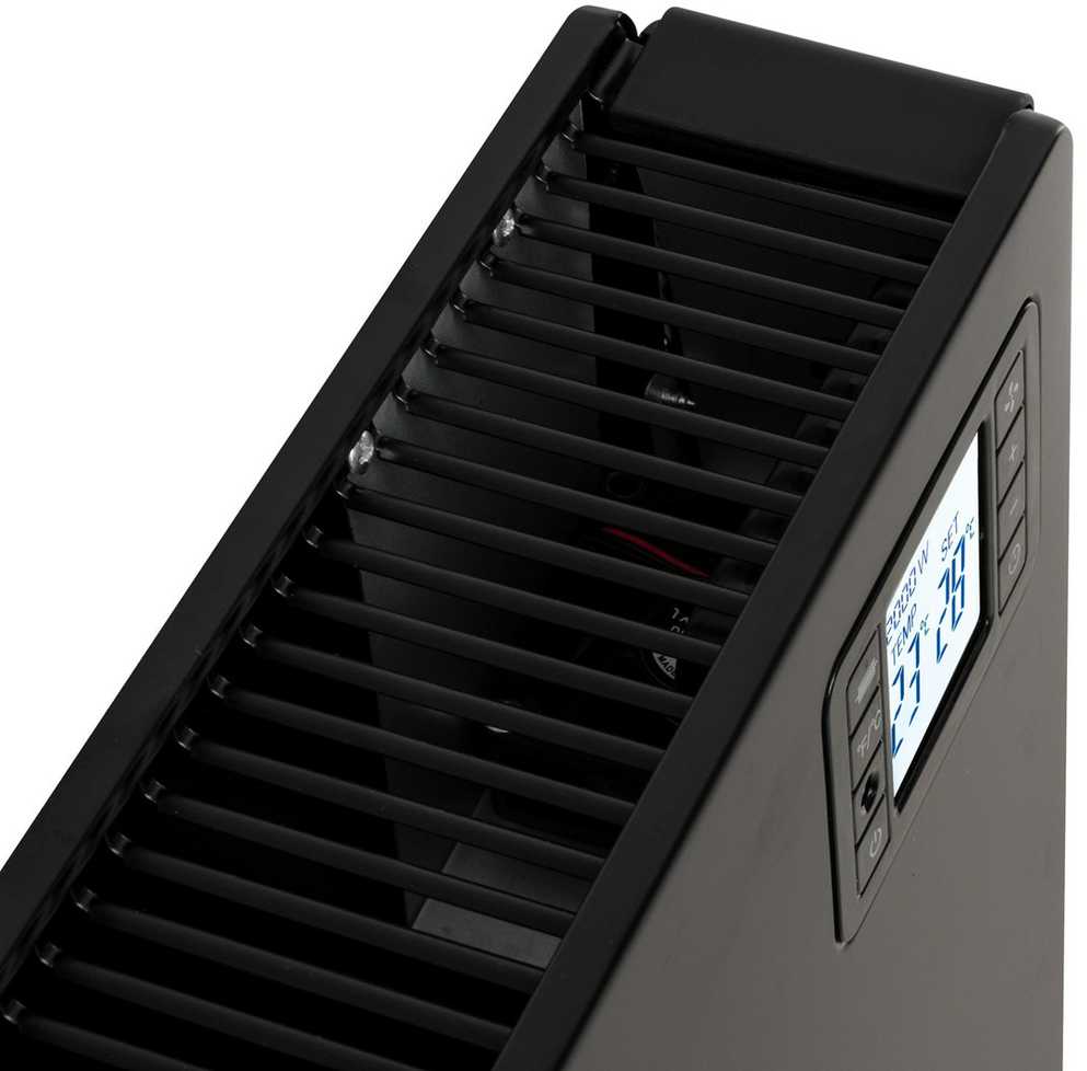 Adler „Camry“ ventiliatorinis šildytuvas su nuotolinio valdymo pultu | CR 7739 | Konvekcinis šildytuvas | 2000 W | Galios lygių skaičius: 3 (750 W / 1250 W / 2000 W) | Juodas