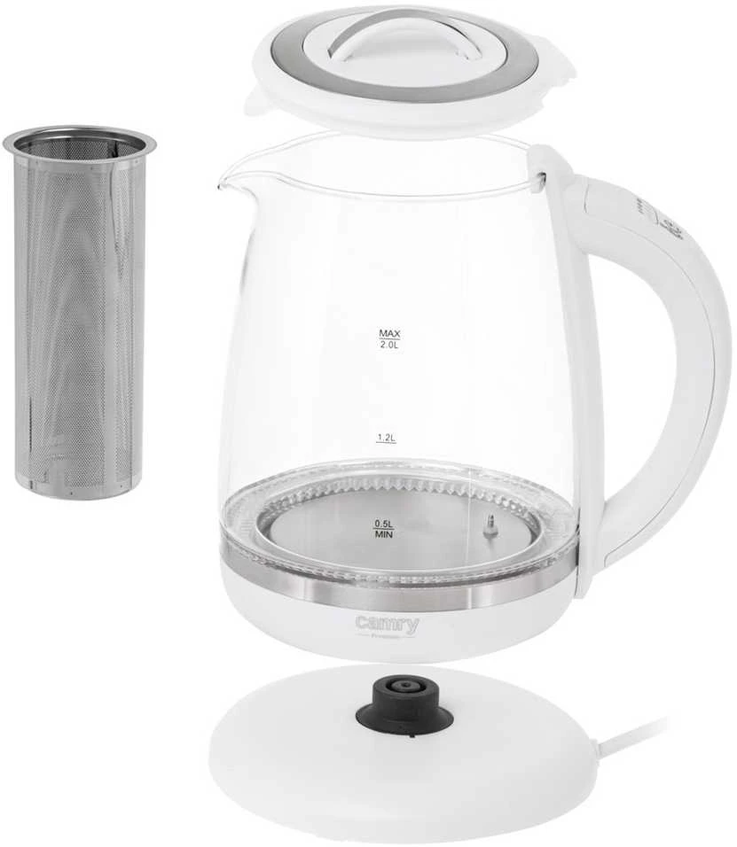 Adler CAMRY CR 1290w electric virdulys, baltas