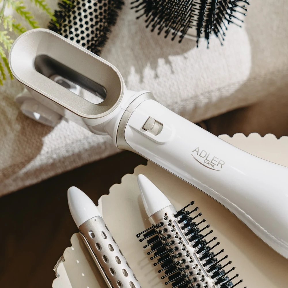 Adler | Plaukų formuotojas 5 viename | AD 2027 | 1200 W | Pearl Baltas/Rose Gold