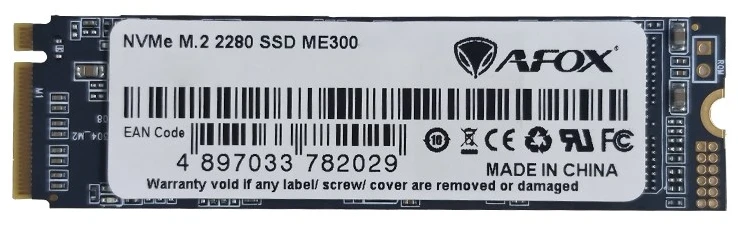 AFOX ME300 SSD M.2 PCI-EX4 1TB QLC 3.1 / 2.9 GB/S