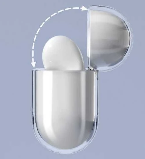 Hurtel dėklas skirtas AirPods 3 hard ir strong dėklas skirtas headphones transparent (case A)