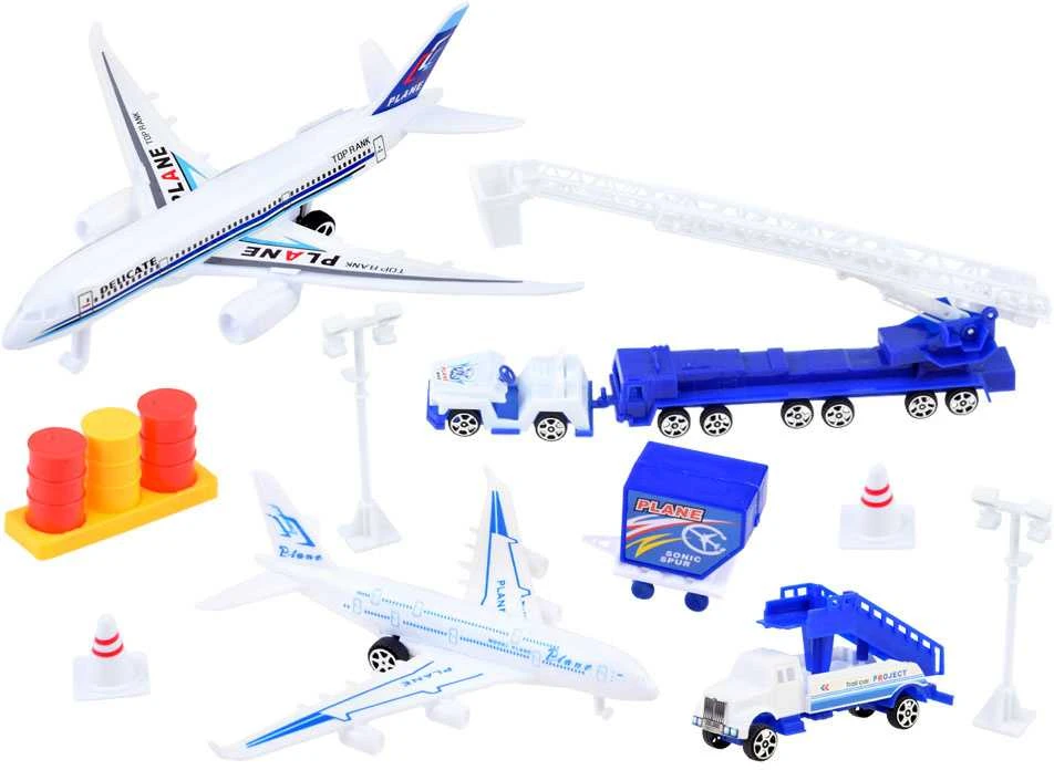 Jokomisiada AIRPORT rinkinys, lėktuvai, transporto priemonės, modeliai ZA3893