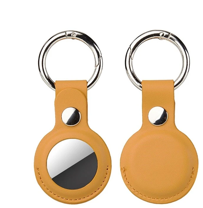 Dėklas 4Smarts Leatherette Case Set for AirTags 5 pices (yellow, žalias, ruda, red, mėlynas)