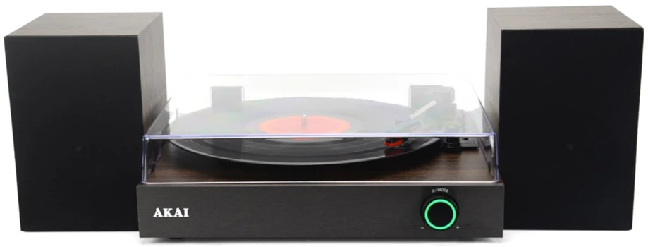AKAI ATT-200SP - stereo patefonas su išoriniais garsiakalbiais