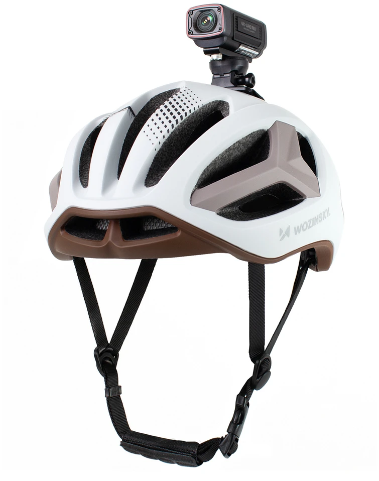 AKEEYO Snap-On Helmet Camera Mount - Juodas