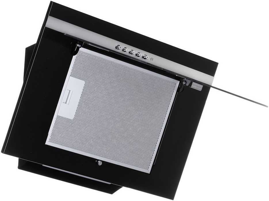 Gartraukis AKPO WK-4 NERO LINE 2.0 50 Juodas T300 LED linijinis gaubtas/aktuatorius