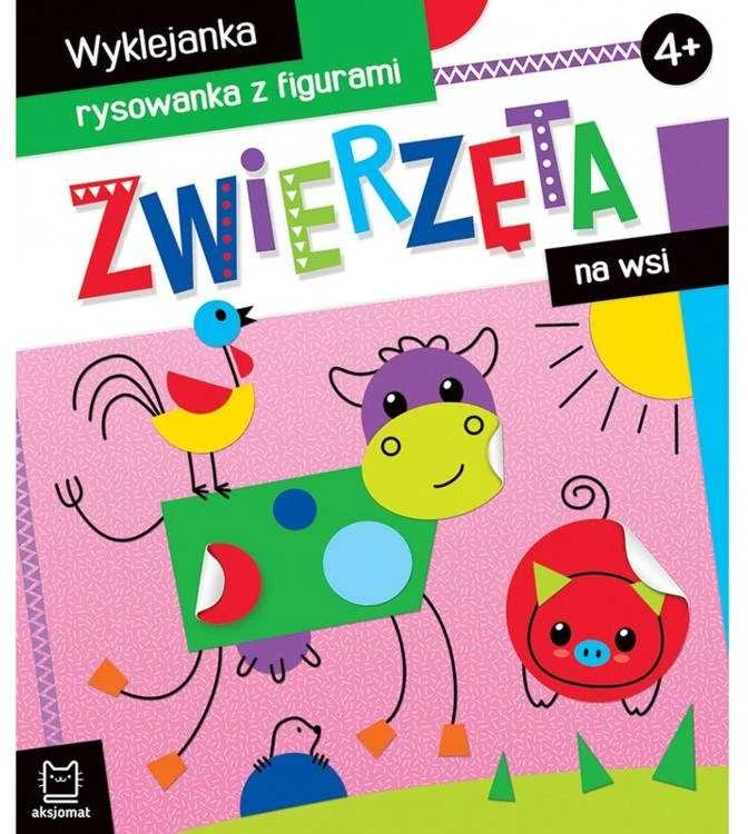 aksjomat Gyvūnai kaime. Piešimo sąsiuvinis 4+ KS0728