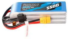 Akumuliatorius Gens Ace G-Tech 5500mAh 22.2V 60C 6S1P LIPO su XT90 jungtimi