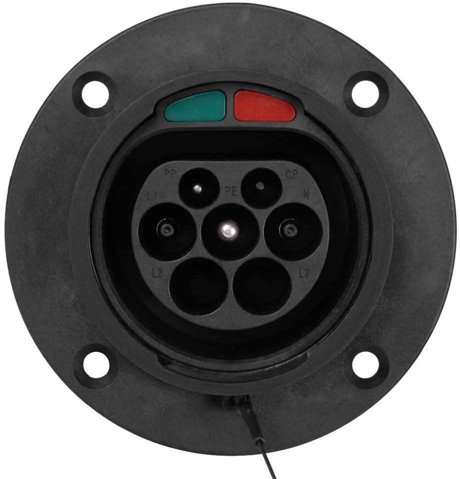 Akyga AK-SC-E25 eMobility Ladesteckdose 32 A 1phasig Type 2 No 1 0 m