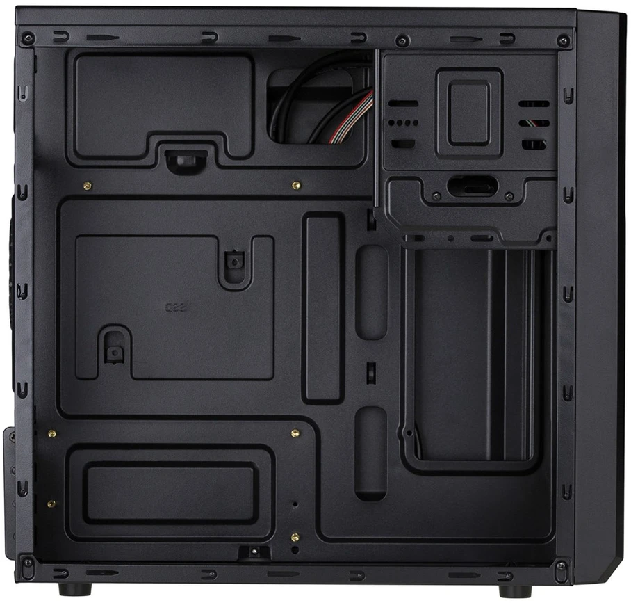 Akyga AK17BK kompiuterio dėklas Micro Tower Juodas