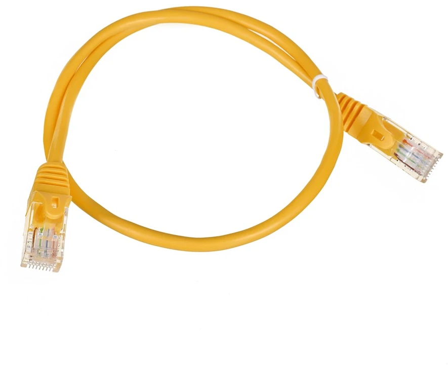 Alantec A-LAN KKU5ZOL0.5 tinklo kabelis geltonas 0,5 m Cat5e U/UTP (UTP)