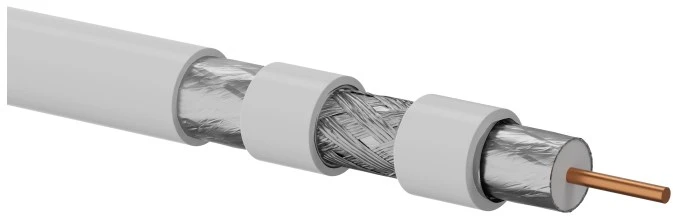 a-lan Alantec koaksialinis kabelis RG6, B2ca, LSOH trišekinis 75 omų