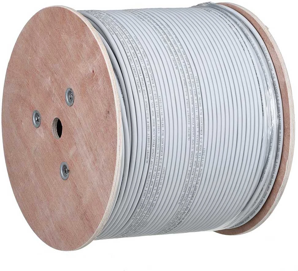 Alantec KIU6ALSOH500D tinklo kabelis 500 m Cat6 U/UTP Pilkas