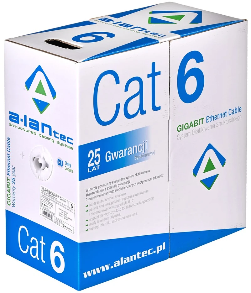 Alantec KIU6LSOH305D tinklo kabelis Pilkas Cat6 U/UTP (UTP)