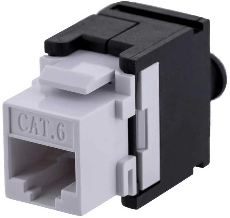 Q Lantec Keystone Modulis - Alantec MKB-U6-1 RJ-45 250MHz Juodas