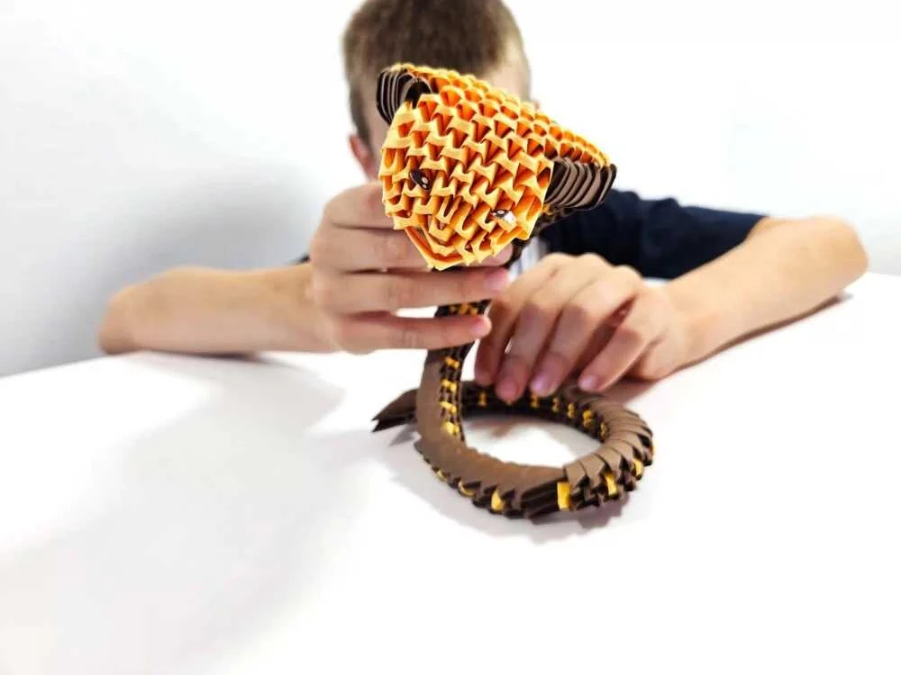 Dėlionė Alexander 3D origami kūrybinis rinkinys – Kobra ZA6083