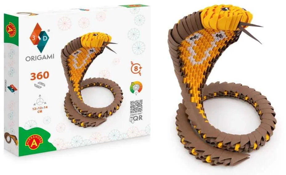 Dėlionė Alexander 3D origami kūrybinis rinkinys – Kobra ZA6083