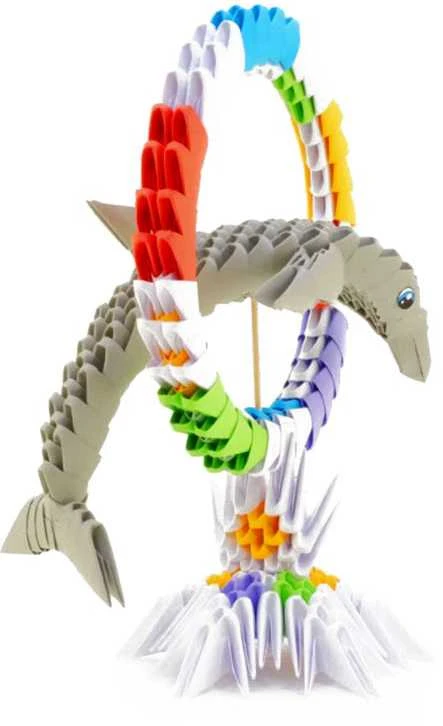 Dėlionė Alexander Aleksandro kūrybinis rinkinys „Origami 3d Dolphin