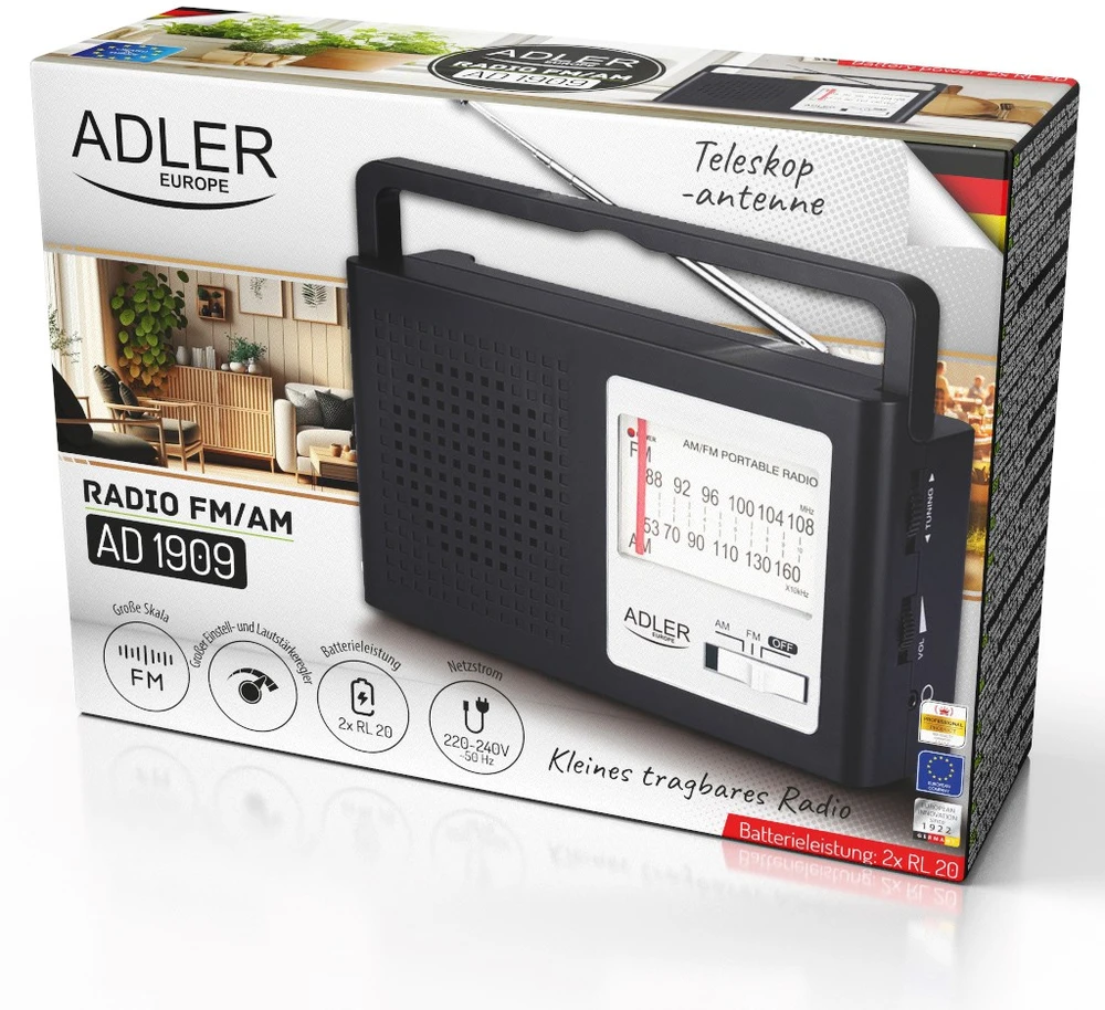 Radija ADLER AD-1909