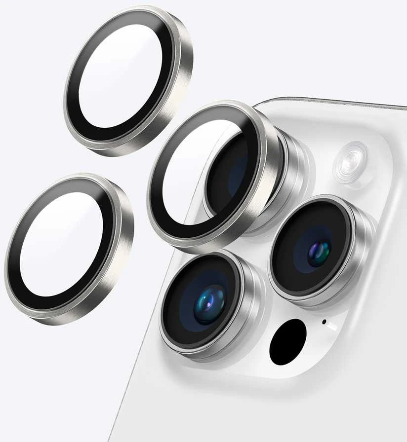AmazingThing AR 3 Lens Glass Full Clear Apsauginis stiklas skirtas Apple iPhone 16 Pro / 16 Pro Max – Transparent